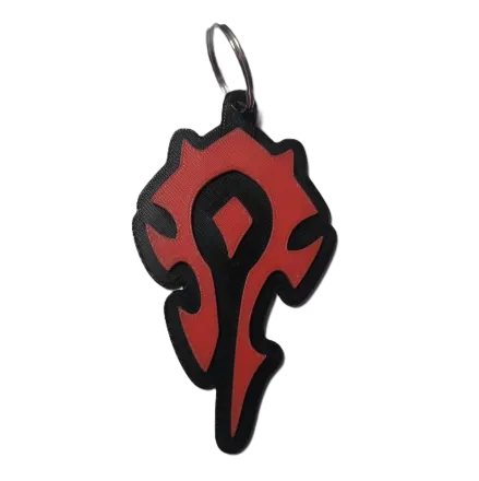 Брелок Warcraft Horde Keychain ABS пластик Варкрафт Орда 9 см.