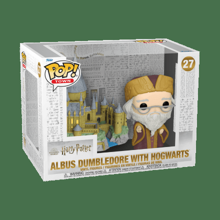 Фігурка Funko Town: Harry Potter 20th Anniversary Dumbledore with Hogwarts Дамблдор Хогвартс фанко 27