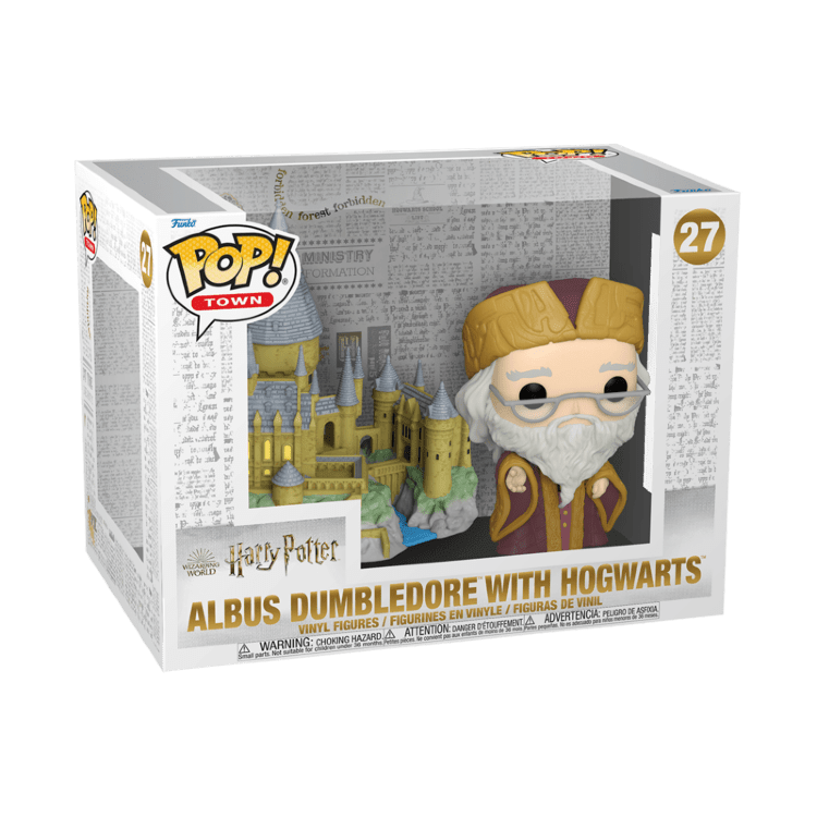 Фигурка Funko Town: Harry Potter 20th Anniversary Dumbledore with Hogwarts Дамблдор Хогвартс фанко 27