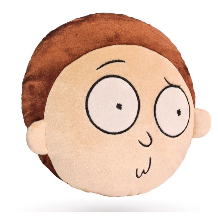 Мягкая игрушка Подушка WP Merchendise Рик и Морти Rick And Morty Pillow Morty's face (лицо Морти)