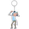 Брелок Рік і Морті Rick And Morty №7 Двосторонній Об'ємний 3D брелок
