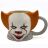 Кружка Оно IT Pennywise Ceramic 3D Sculpted Mug
