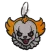 Брелок Pennywise IT Keychain ABS пластик Пенівайз Воно 7 см.
