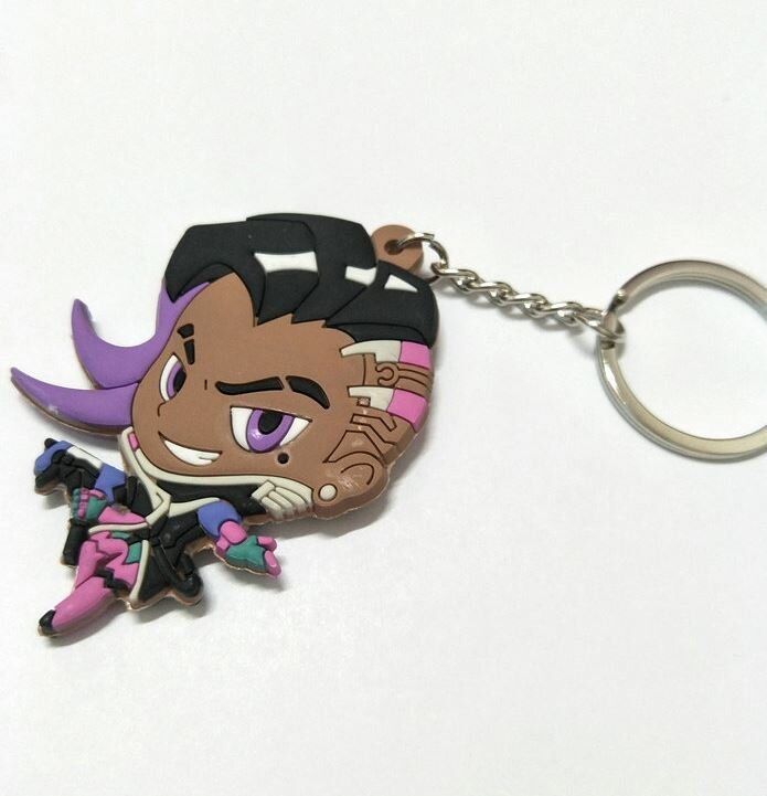 Брелок 3D Овервотч Overwatch Двосторонній об'ємний - Sombra