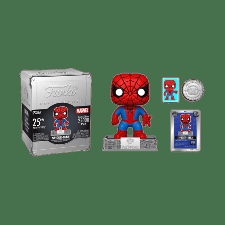 Набір Funko Marvel SpiderMan 25th Anniversary Людина павук фанко Limited Edition метал.бокс