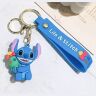 Брелок підвіска на рюкзак Stitch Blue Стич 3D Keychain Backpack 2
