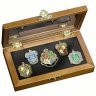 Набір значків Harry Potter: Official Warner Bros Hogwarts House In Wooden Box