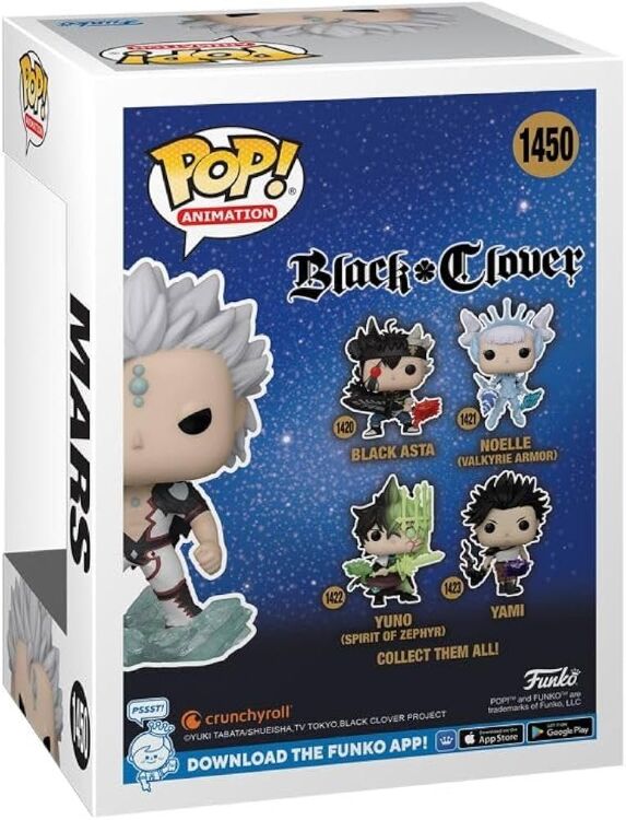 Фигурка Funko Black Clover Mars фанко Чёрный Клевер Марс (GameStop Exclusive) 1450