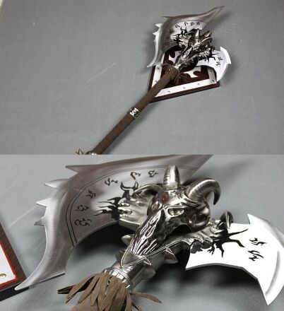 World of Warcraft Shadowmourne Axe 1: 1 Full Metal