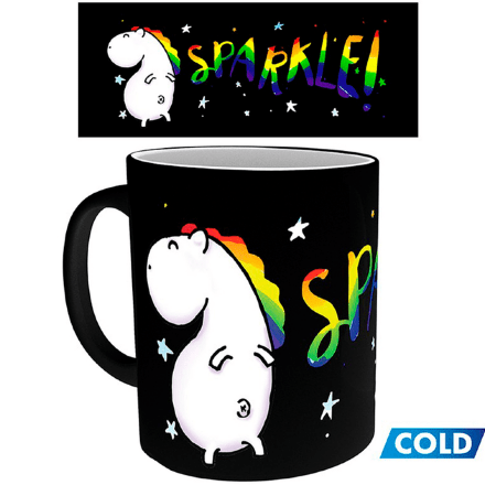 Чашка хамелеон Unicorn Sparkle Єдиноріг 320 мл