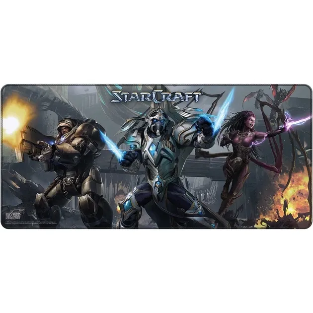Коврик для мыши игровая поверхность Blizzard STARCRAFT Expansion Старкрафт XL 90*42 cm