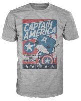 Футболка Men's Pop! T-Shirts: Marvel - Cap America Fight For Justice (размер L)