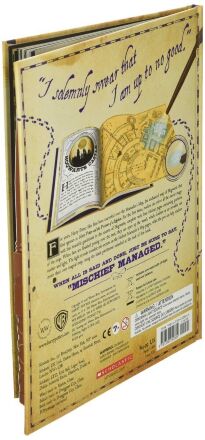 Карта Мародерів Гаррі Поттер Marauders Map Guide to Hogwarts Harry Potter + LED палочка