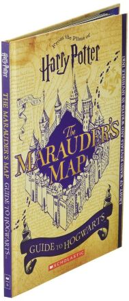 Карта Мародерів Гаррі Поттер Marauders Map Guide to Hogwarts Harry Potter + LED палочка