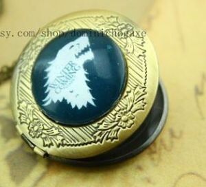 Медальон Game of Thrones Stark Wolf #2 (White)
