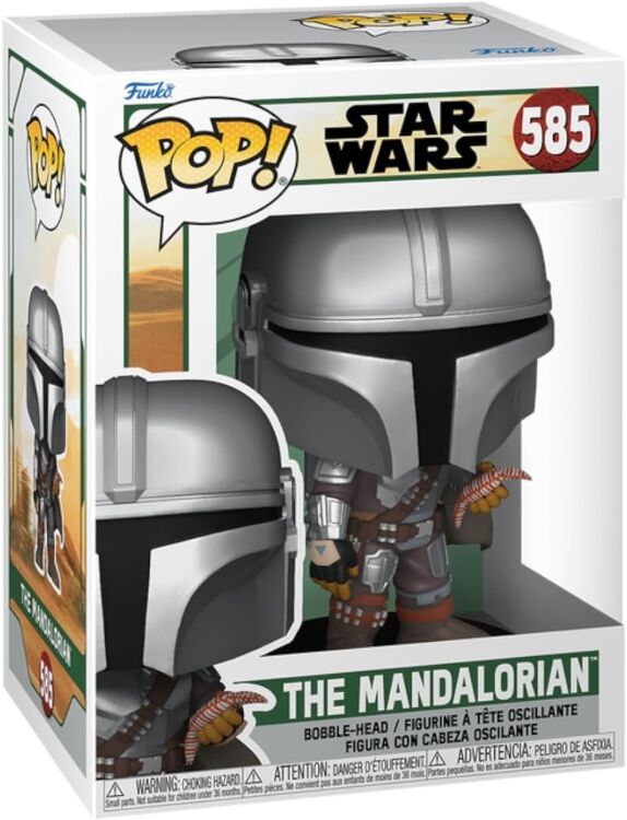 Фигурка Funko Star Wars The Mandalorian with Pouch Фанко Мандалорец 585