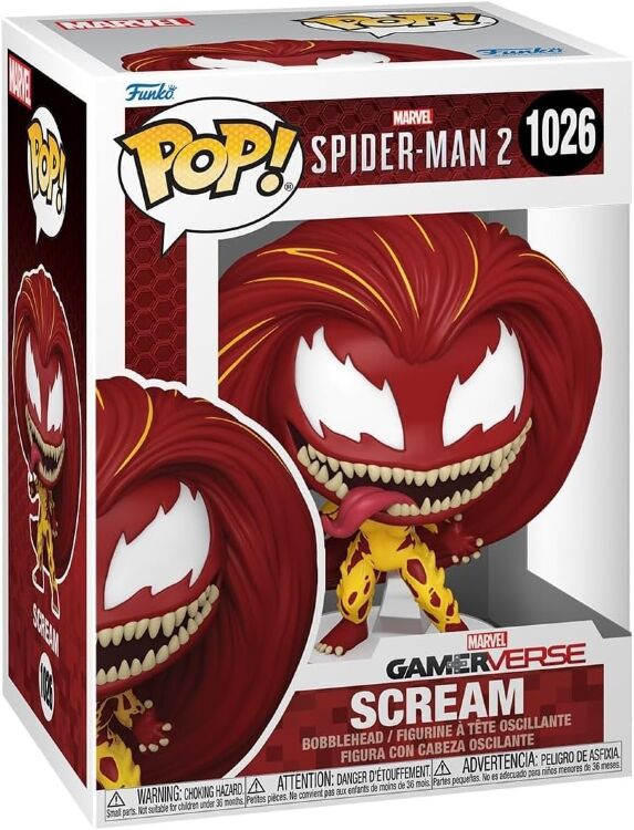 Фигурка Funko Marvel: Spider-Man Scream фанко Человек-паук Крик 1026