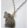 Медальон Game of Thrones black Stark Dire wolf