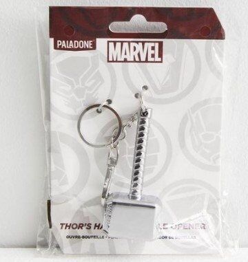 Брелок открывашка Marvel Keychain with Bottle Opener Thors Hammer Молот Тора