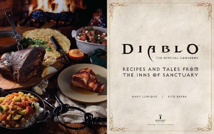 Книга кулинарная Diablo Cookbook: Recipes and Tales from the Inns of Sanctuary (Твёрдый переплёт) (Eng) 