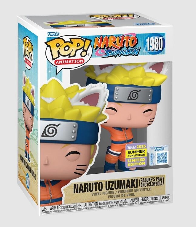 Фигурка Funko Naruto Uzumaki (Sasuke’s Paw Encyclopedia) Фанко Наруто (Exclusive) 1980