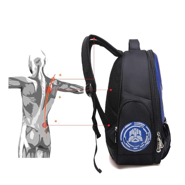 Рюкзак Transformers School Backpack Waterproof (синий)