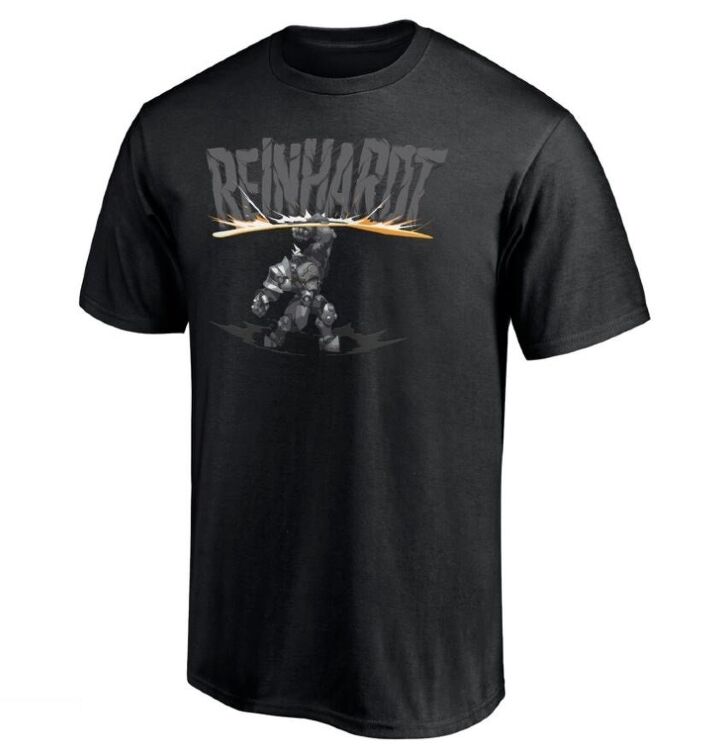 Футболка Overwatch Reinhardt Black T-Shirt  (размер L)