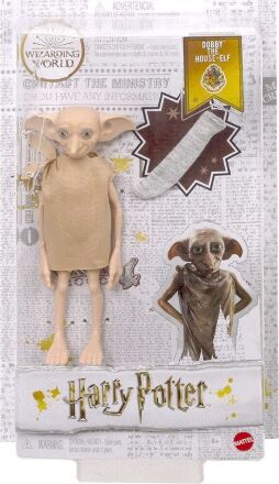 Лялька фігурка Mattel Harry Potter - Dobby Doll Доббі з носком
