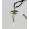 Медальон World of Warcraft Frostmourne фростморн Lich King Metal Weapon