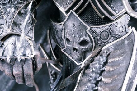 World of Warcraft Arthas Menethil the Lich King Polystone Statue Sideshow