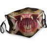 Маска защитная для лица Predator Mouth + 2 угольных фильтра 
