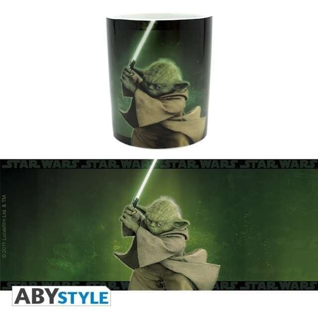 Чашка Abystyle STAR WARS Yoda Ceramic Mug кружка Звёздные войны Йода 460 мл