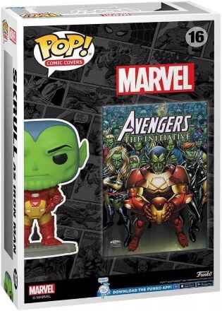 Фігурка Funko Marvel Comic Covers Skrull as Iron Man фанко Скрул (Funko 2023 Limited Edition) 16